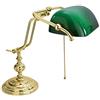 arterameferro Lampada Scrittoio Tavolo Ministeriale Churchill Vetro Verde Interruttore Catenella SPECIAL PRICE