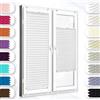 Concept Crystal Concept Blinds Tenda plissettata personalizzata senza foratura - Collezione Premium 18 colori di tessuto - Montaggio facile e veloce - Tende plissettate