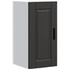 vidaXL Pensile da Cucina Porto Nero in Legno Multistrato, pensile Montato, Armadio da Cucina a Parete, pensile, Armadio da Cucina a Parete