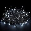 COSE DA CASA Luci natalizie a batteria Catena Luminosa 144 LED Bianco freddo lunga 14 metri con Timer Interno Esterno Luce di Natale colorate per alberi di Natale, balconi, finestre, terrazze