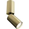 MAYTONI DECORATIVE LIGHTING MAYTONI Moderna Lampada da soffitto Spot, Faretto Orientabile a 360 gradi, Bronzo, Design basic, Alluminio, per 1 lampadina GU10, 10W non incl.