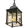 Mengjay Europea romana all'aperto Villa Giardino impermeabile Lampadario Gazebo Balcone casa Cortile in alluminio E27 Lampada a sospensione a soffitto Creativo regolabile Luce di sospensione del corridoio (A)