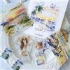 Arpaper Adesivi Scrapbooking Stickers Aesthetic 120 Pezzi Adesivi da Viaggio e da Spiaggia Decorativi Adesivi Carta Decorazione per Album Scrapbook Artigianale, Agenda Calendari, Fai da te