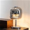 GUANSHAN Lampada da Tavolo in Vetro Vintage Elegante e Semplice, Lampada da Comodino, Illuminazione, Decorativa, Atmosfera, Luce Notturna per Camera da Letto, Soggiorno