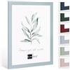 Bildershop-24 Cornice portafoto moderna stabile Paris, 50 x 70 cm, turchese pastello, cornice intercambiabile, cornice per poster, puzzle