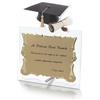 Generico Targa idea regalo Laurea Pergamena in Alluminio e Plexiglass con Scatola Regalo e Stampa Personalizzata (Targa Pergamena Alluminio Oro)