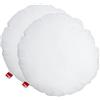 Power Inn - Set di 2 cuscini interni in cotone | 50 cm rotondi | Imbottitura lavabile per cuscino decorativo, cuscino per divano e cuscino per la testa | Imbottitura in ovatta Oeko Tex 100 (2, 50 cm)