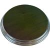 Greca - Piedistallo rotondo,verniciato, in diverse misure,in legno massiccio con finitura noce Diámetro 20 cms.
