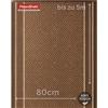 KARAT Tappeto passatoia di Alta qualità con Motivo, 80 x 250 cm, Marrone, Design Moderno a Rombi, per Cucina, corridoio e Soggiorno, Tappeto per corridoio, Tappeto (Olymp)