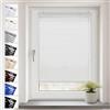 SONELLO Tenda veneziana in alluminio 160x220 Bianco | Tenda veneziana in alluminio con fissaggio senza foratura Protezione per finestre e porte: privacy, abbagliamento luce e sole