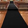 Floordirekt Passatoia da 200 x 500 cm, Nero 980, Tappeto per Matrimonio, Tappeto da Fiore, Tappeto per Eventi VIP, ignifugo