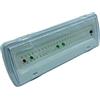 Partenopea® Lampada Di Emergenza Anti Black Out Con 50 Led Completa Di Incasso E Batteria Luce Bianca Fredda 6500K Da 3.5W Impermeabile IP65 per esterni e interni