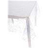 Casatessile Tovaglia Trasparente plastificata Italiana Cristallo Fantasia Tovaglia PVC Plasticata Esterno - VAR. 1, 6 posti 140x180 cm.