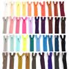 E-Goal 39 Colori 25cm Sarto Cerniere per Cucire Nylon avvolgimento Chiuso Chiuso Cerniere Invisibili per Borse Fai da Te, Astuccio, Abbigliamento, Vestito