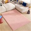 TAPISO Essence Tappeto Shaggy a Pelo Lungo Nero Tinta Unita Morbido Moderno Design Rettangolare Soggiorno Camera da Letto ÖKOTEX, Polipropilene, Colore: Rosa., Rechteck 200 x 300 cm
