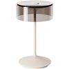 SIGOR Numotion - Lampada da tavolo a LED dimmerabile, per interni ed esterni, IP54, resistente agli spruzzi, altezza 26,5 cm, ricaricabile con Easy Connect, durata 12 ore, colore: Nero