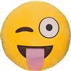 Vnnigmn Cuscino Peluche Emoticon Smiley Carino, Decorazione per Casa, Idea Regalo Anniversario