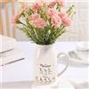 Jeweidea Vaso in Ceramica Personalizzato con Nome Inciso, Regalo per Mamma, Regalo per Nonna, Regalo per Festa della Mamma, Vaso Bianco Tavola da Pranzo, Soggiorno, Decorazione Casa (Stile 8)