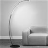 Generico Arco Lampada da Terra Lampada da Terra LED Dimmerabile Camera da Letto Ufficio Piantana con Telecomando per Atmosfera di Festa Lampada Ad Arco per Soggiorno,A