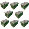 eacommerce Lattine Rettangolari Vuote 5 Litri per Olio Extravergine Doppio Tappo ermetico Verde (96 Pezzi)