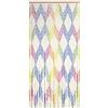 VERDELOOK Tenda Tipo Mais Colorata con Fantasia a Rombi, 120x240 cm, 68 Fili