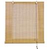 Estores Basic Tende a Rullo in Bambù Naturale Premium Stile Rustico, Protezione Solare e Oscuramento, Resistente all'Acqua, Tenda in Bambù per Porte e Finestre, STORESBASIC Colore Naturale 150x250