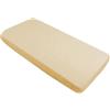Lisola Lenzuola Sotto per Neonato, per Lettino, Culla, Carrozzina, 60 x 130 cm, con Angoli Elastici, Made in Italy, in Puro Cotone, Leggero e Delicato. Modello: Pix, Giallo