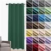 JRUI Tende per Interni Tenda Oscurante 1 Pannelli con Anelli Tende Termiche Isolanti Per Interni Tenda Soggiorno Tende Coprenti Tende Fonoassorbenti 200 x 180cm (LxA) Verde Militare