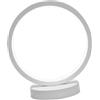 Fdit Lampada da Tavolo del Cerchio, Luce Notturna a LED Al Letto con Luminosa Silicone, Lampada Decorativa Moderna Minimalista Nordica Risparmio per la Cura del Sonno (Dimming e