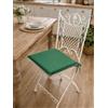 BOTTARO Cuscino Sedia Cucina Sfoderabile Tinta Unita cm 40x40 (Foresta)