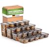 Viwares - Set di 20 contenitori ermetici con coperchio | Senza BPA | Per la conservazione di cereali, farina e zucchero | Pratico contenitore per la cucina per tutti gli alimenti
