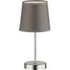 WOFI, Lampada da tavolo, Grigio,14x32 centimetriGrigio, 14x32 centimetri, metallo