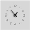 Giallobus - Orologio da Parete Adesivo Grande Float - Typos - Legno Mdf - Float ⌀ 60/80/110cm - 11 - Scribbles - Orologio da parete moderno - Numeri adesivi 3d - Diametro variabile 60/80/100cm