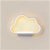 AoLa LED Lampada da parete interni forma di nuvola Faretti da parete Moderna 20W 3 colori 3000K/4000K/6000K Lampada da comodino bianco alluminio Luce notturna per camera da letto, soggiorno, scale
