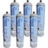 Termoidraulica RV TermoidraulicaRV® N.6 Bombole Co2 600Gr USA E Getta Acqua frizzante Ricambio per Refrigeratori Gasatori Acqua (Attacco Standard 11Mm). Edenya®