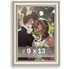 Victor cornice portafoto "David" argento 9x13 cm - profilo: 14 x 17 mm - vetro acrilico - design moderno - decorazione shabby chic