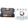 Vrabocry RGBWW LED Controller universale Touch Panel telecomando RF DC 5 - 24 V 10 A*5 (12 V Max 600 W, 24 V Max 1200 W), telecomando senza fili, distanza 20 m, per strisce LED 5050,2835, COB RGBW
