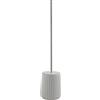GEDY G-Marika, Scopino wc Grigio, Scovolino bagno realizzato in Ceramica, Garanzia 2 anni, Misure 45X10,2X10,2 CM e peso 0,96 kg, Design R&S Gedy, 2 anni di garanzia