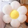 Morbuy Cuscino a Forma di Fiore in Peluche Lanuginoso, Cuscini per Sedia Fiore Carina Morbidi,Tatami Nordico Angolo di Lettura Cuscini Decorativi per Camera da Letto (B. Bianco,65x65cm)