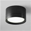 MAYTONI DECORATIVE LIGHTING Lampada da soffitto soffitto Hoop Nero con oro Alluminio e plastica IP 20 AC 220-240 15 W per cucina, sala, studio, camera da letto