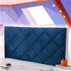 AuMarndi Copritestata Copri Testiere Letto Elasticizzato Morbido Tessuto Elastica Protezione Cuscini per Testiera Letto Grandi Velluto Lavabile per Decorazione Camera Letto,blu-180cm