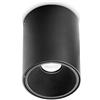Ideal Lux Nitro 10W Round Nero plafoniera