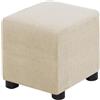 uyeoco Velluto Copri Pouf Quadrato Elasticizzato Copri Poggiapiedi Quadrato Pieghevole Copertura Dell'Ottomano con Fondo Elastico Sofa Protettore per Soggiorno (Color : #3, Size : 50x50 cm)