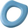 LIZHAYG Copri Wc Copriwater in schiuma lavabile con adesivo, copriwater impermeabile, sedile del water riutilizzabile in silicone for quattro stagioni, accessori for la casa Cuscino Water Lavabile(Dark blue)