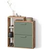 Livinity Scarpiera Ortello, Goldkraft rovere/verde, 80 x 90 cm