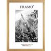 FRAMO 35mm Cornice per Immagini 56 x 44 cm | Oro Sfocato | Cornice in MDF Fatta a Mano con lastra di Vetro Artificiale antiriflesso a Prova di Rottura e Robusta Parete Posteriore in MDF