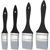 Iunipusy Set di 4 pennelli in silicone versatile per catalizzatori in resina, modellazione e pittura, larghezza 1, 1,5, 2, 2,5, adatto per olio, , acrilico e molto altro ancora