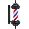 Barberpub , con luce LED, girevole, rosso, bianco e blu, 70CM con luce L054BC