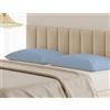 BANZAII TEXTILE INNOVATOR ONLINE Banzaii Coppia Federe per Cuscini Letto 100% Puro Cotone Traspirante, Anti Acaro, Alta Qualità 50x80 cm, Made in Italy, Azzurro