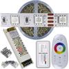 Mondo Strisce Led: Kit da 5 metri (1 Bobina+1 trasformatore da 60w +1Controller) RGB, 300Led, 60Watt, 5.000 Lumen 24V RGB. Striscia Led Strip ip65